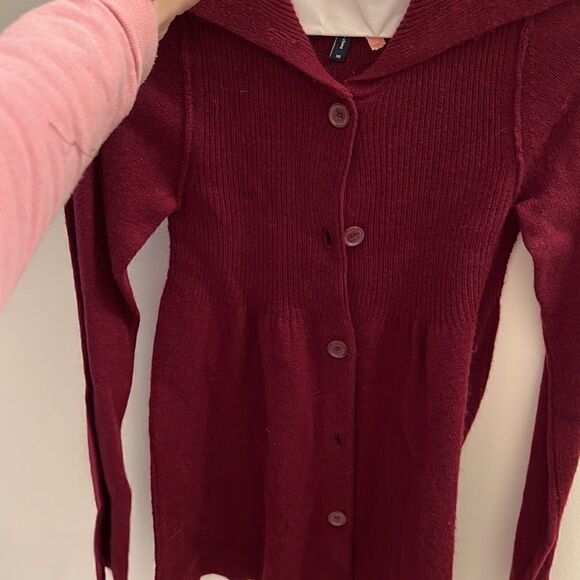 Splendid Red Cashmere Sweater XS - Picture 4 of 5